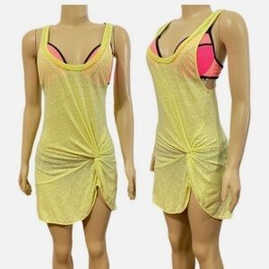 Victoria's Secret Yellow Midi Dress cover up